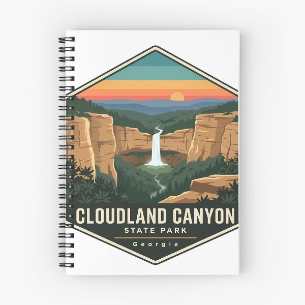 Item preview, Cloudland Canyon State Park Georgia Print designed and sold by DetourDgn.