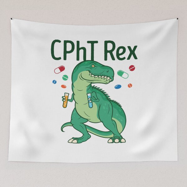 Item preview, CPhT Rex Funny Pharmacy Tech Technician designed and sold by jaygo.