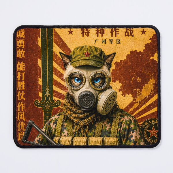 Item preview, Special Forces Cat Posters - Chinese People's Liberation Army Special Forces Group of the Guangzhou (CN) designed and sold by OPERATOR-7794.