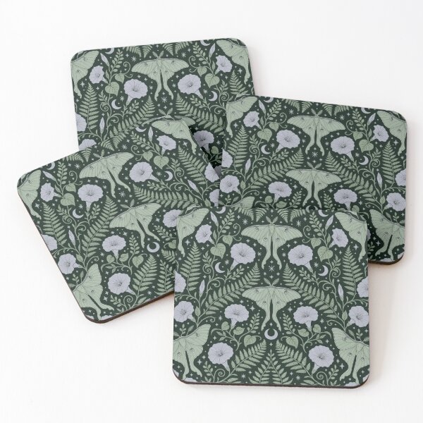 Item preview, Luna Moth and Botanicals Seamless Pattern | Vintage Butterfly & Moth Repeat Design designed and sold by StickyGuys.