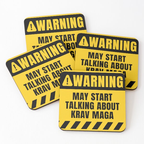 Item preview, Krav Maga Warning Sign designed and sold by MaryAller.