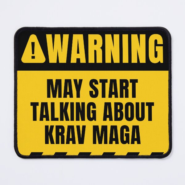 Item preview, Krav Maga Warning Sign designed and sold by MaryAller.