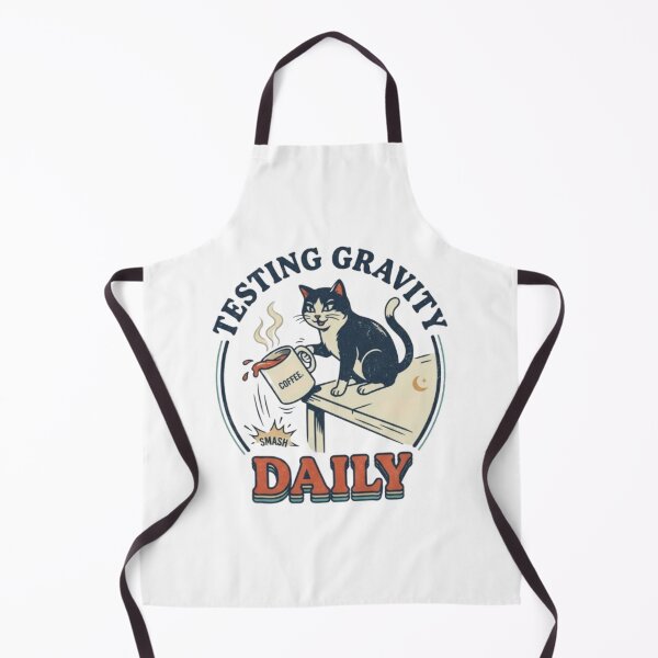 Item preview, Testing Gravity Daily Funny Cat Mug Knocking Pet Lover Gift designed and sold by DNBY.