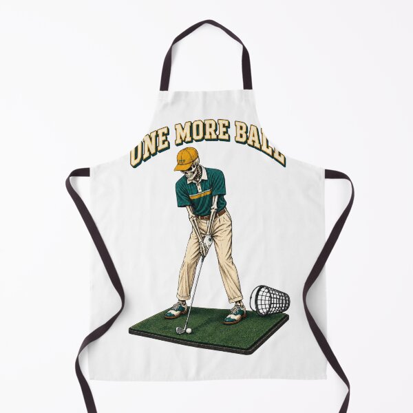 Item preview, One More Ball Skeleton Golfer Driving Range Graphic designed and sold by EXILE Art Co.