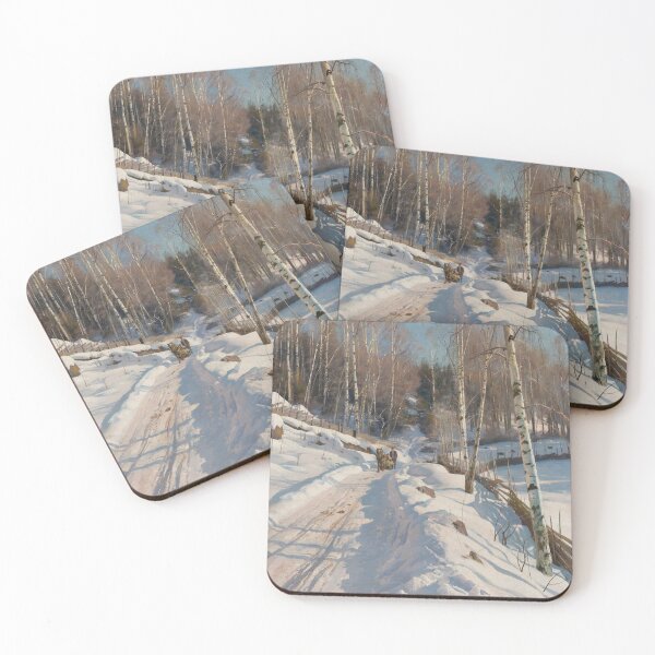 Item preview, Sleigh Ride on a Sunny Winter Day | Peder Mønsted designed and sold by Oliveirallan.