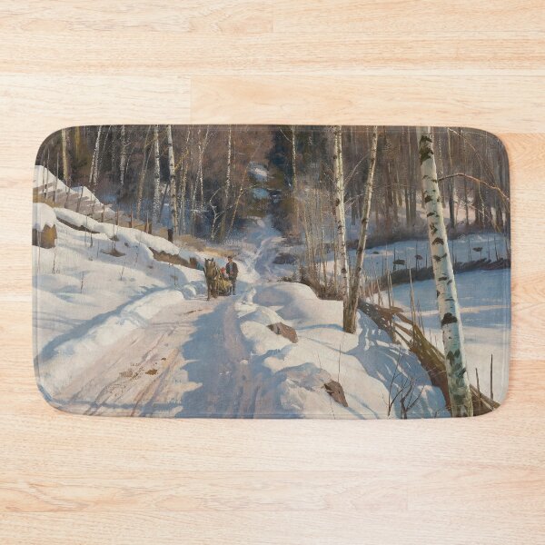 Item preview, Sleigh Ride on a Sunny Winter Day | Peder Mønsted designed and sold by Oliveirallan.