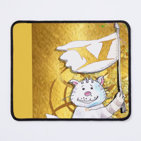 Item preview, Funny Cat With Victory Flag (Original Drawing by ACCI) designed and sold by VanyssaGraphics.