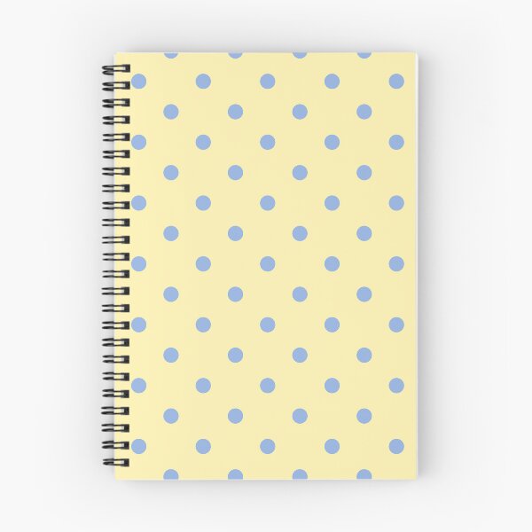 Item preview, Lemon yellow and sky blue dots designed and sold by RishabhArts1.
