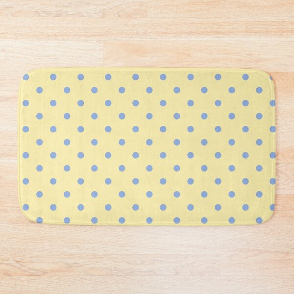 Item preview, Lemon yellow and sky blue dots designed and sold by RishabhArts1.