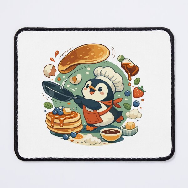 Item preview, Penguin Chef Funny Cartoon Gift for Food Lovers, Cooking Fans & Kids designed and sold by stylishdzign.