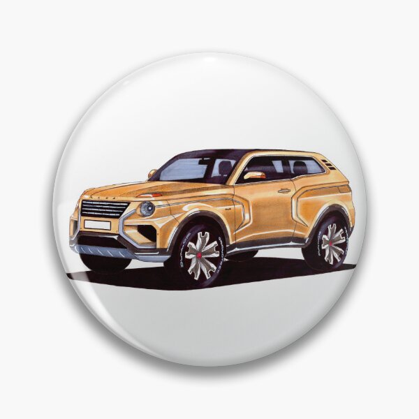 Item preview, Exclusive drawing prototype yellow SUV  designed and sold by Cars23.
