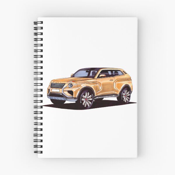 Item preview, Exclusive drawing prototype yellow SUV  designed and sold by Cars23.