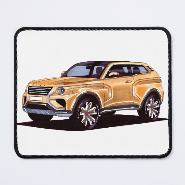 Item preview, Exclusive drawing prototype yellow SUV designed and sold by Cars23.