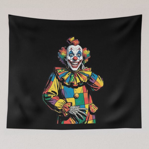 Item preview, The Grim Reaper dressed as a clown. designed and sold by MagelliShop.