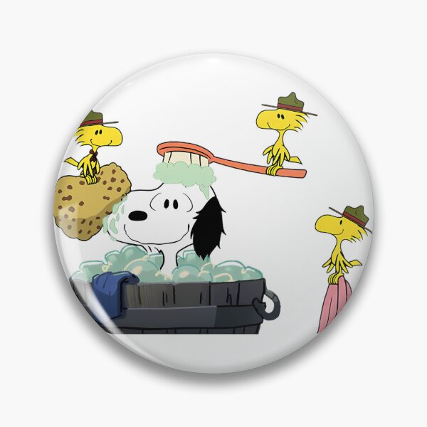Item preview, Snoopy Bath Time – Cute Peanuts Cartoon Dog In The Tub | Fun Kids Art | Limited Edition designed and sold by CrzyMonk.