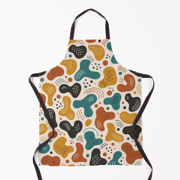 Item preview, Abstract Mod Shapes Seamless Pattern | Vintage Mid Century Modern Repeat Design designed and sold by StickyGuys.