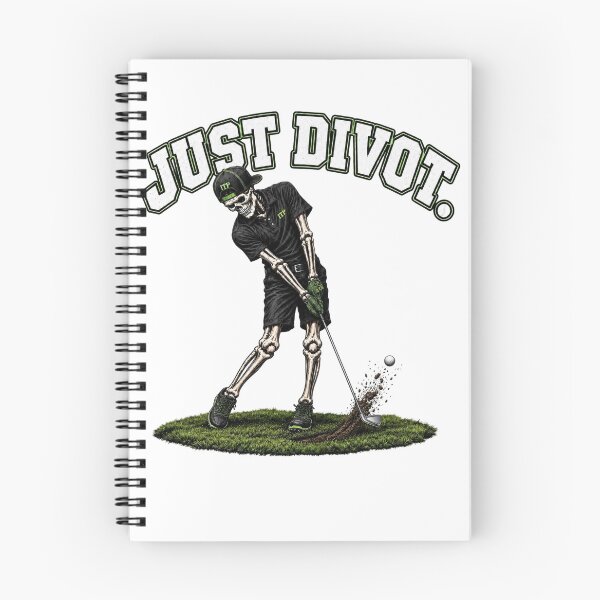 Item preview, Just Divot Skeleton Golfer Graphic Design designed and sold by EXILE Art Co.