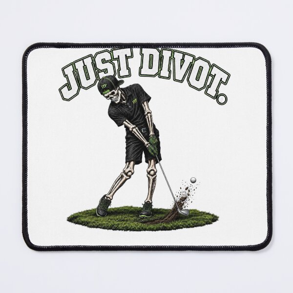 Item preview, Just Divot Skeleton Golfer Graphic Design designed and sold by EXILE Art Co.