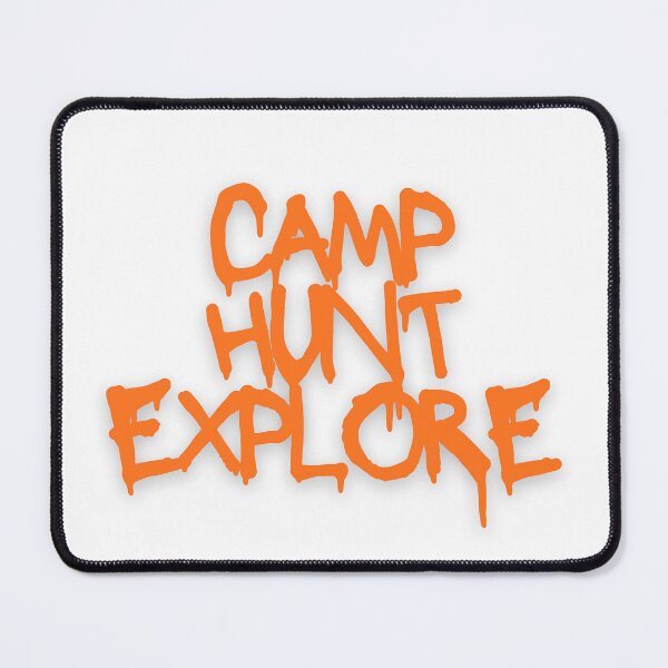 Item preview, Camp Hunt Explore Orange Drip Design designed and sold by WearTheVibe Store.