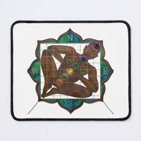 Item preview, Cosmic Vâstumandala: The Divine Game of the Devas and Asuras (Sacred Stained Glass) designed and sold by retro-ether.