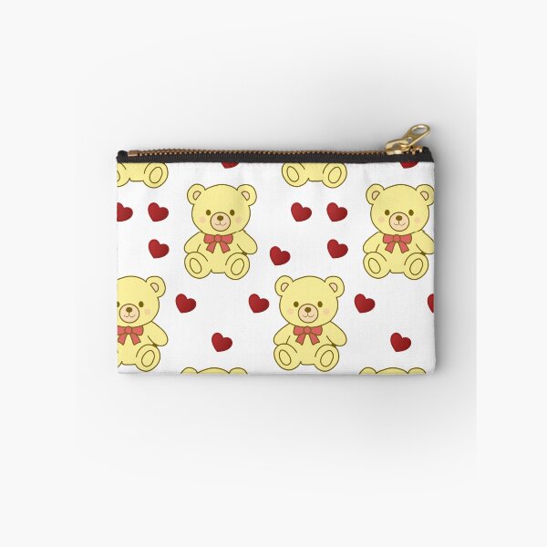 Item preview, Cute Teddy Bear & Hearts Seamless Pattern – Kawaii Bear Love Design designed and sold by Bluepanda21.