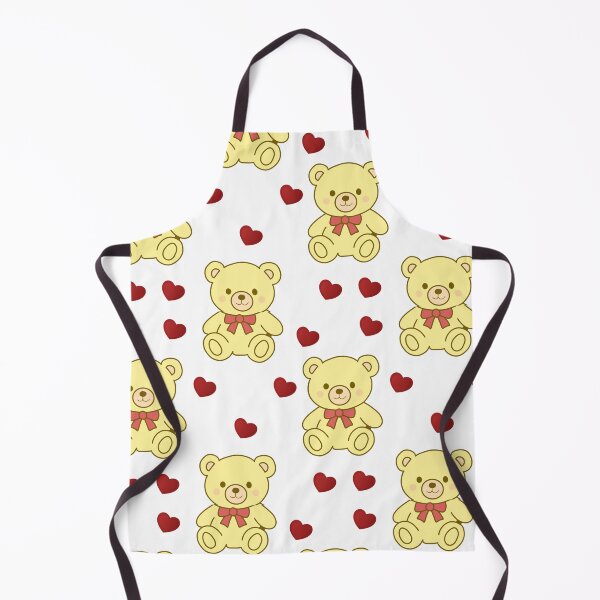 Item preview, Cute Teddy Bear & Hearts Seamless Pattern – Kawaii Bear Love Design designed and sold by Bluepanda21.