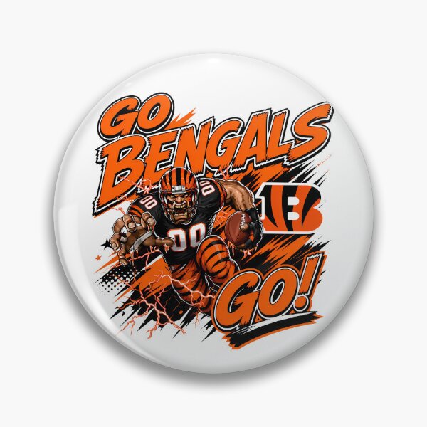 Artikelvorschau, Auf geht's, Bengals! Cincinnati Bengals Football-Fan #0024 entworfen und verkauft von GLUVY-THEME.