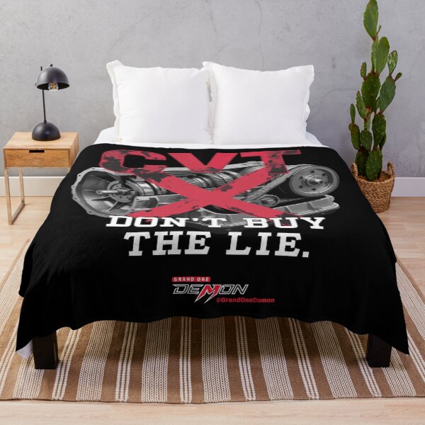 Item preview, CVT Don't Buy The Lie — Car Guy Warning Tee designed and sold by Grand One Demon.