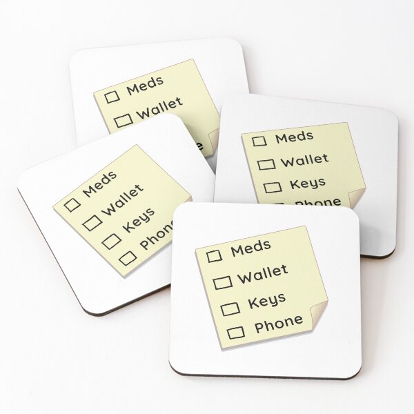 Item preview, ADHD Reminders List Post It designed and sold by niiceshop.