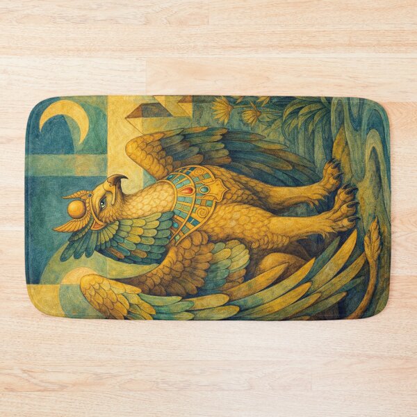 Item preview, The Griffin – Ancient Mythical Creature Painting designed and sold by GalleryKauffeld.