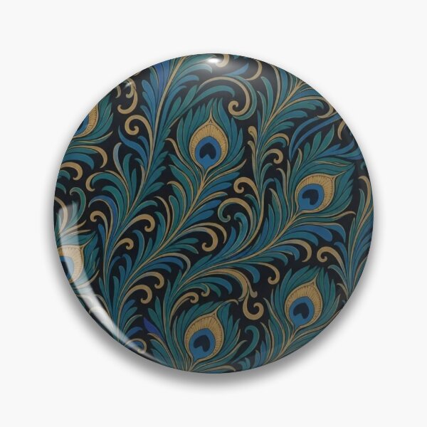 Item preview, Art Nouveau Peacock Seamless Pattern | Vintage Art Nouveau Repeat Design designed and sold by StickyGuys.