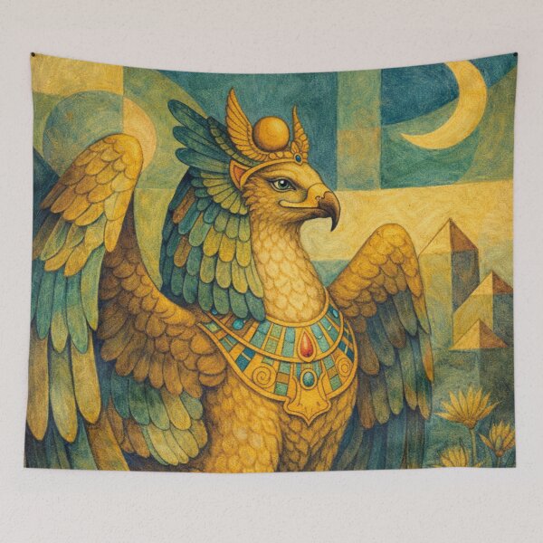 Item preview, The Griffin – Ancient Mythical Creature Painting designed and sold by GalleryKauffeld.