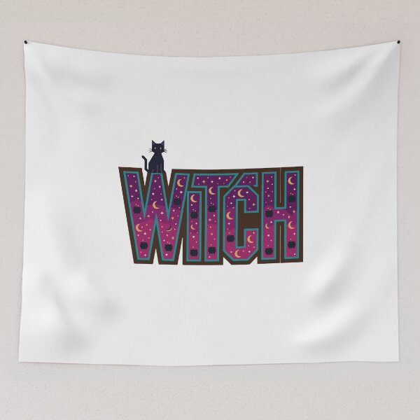 Item preview, Witchy Cat Halloween Magic designed and sold by AliveStyle.