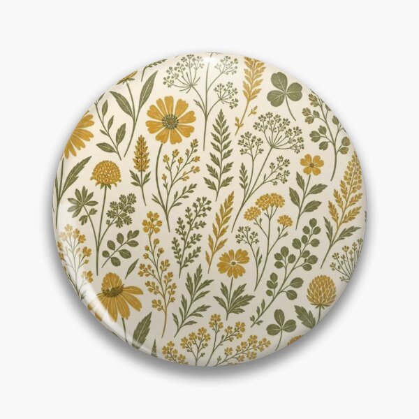 Item preview, Pressed Wildflower Meadow Seamless Pattern | Vintage Vintage Floral Repeat Design designed and sold by StickyGuys.