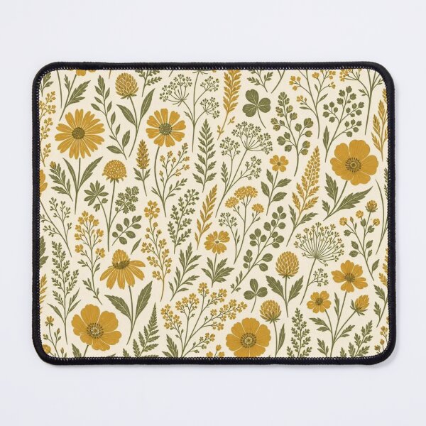 Item preview, Pressed Wildflower Meadow Seamless Pattern | Vintage Vintage Floral Repeat Design designed and sold by StickyGuys.