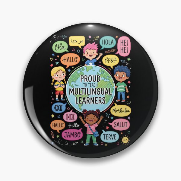 Item preview, ESL Educator Multilingual Learner Diversity Earth Day Teacher Graphic designed and sold by IsDesignHub.