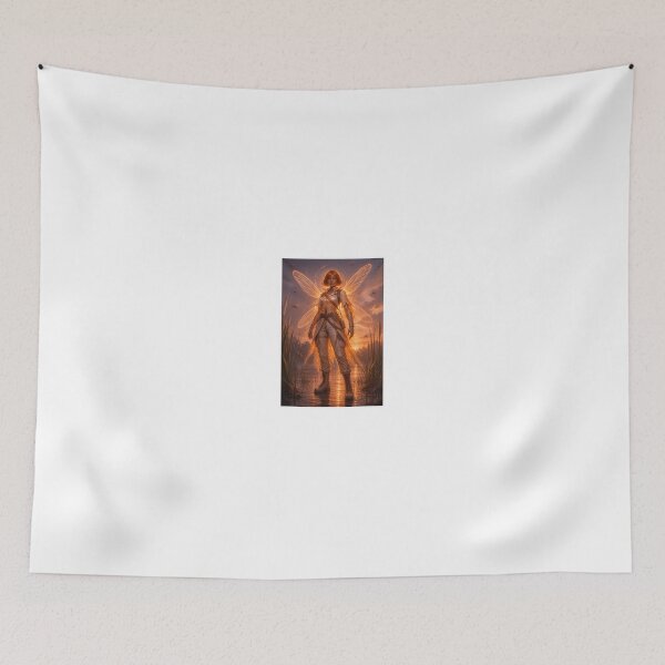 Item preview, Fairy in White Attire near Mosquito Swarm designed and sold by CathryneDelamort.
