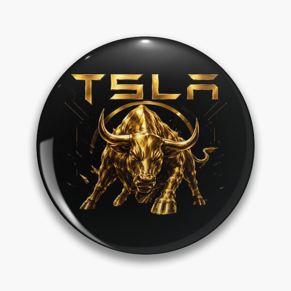 Item preview, TSLA Bull – Stock Market Investor Design designed and sold by TEEJAMBOREE.