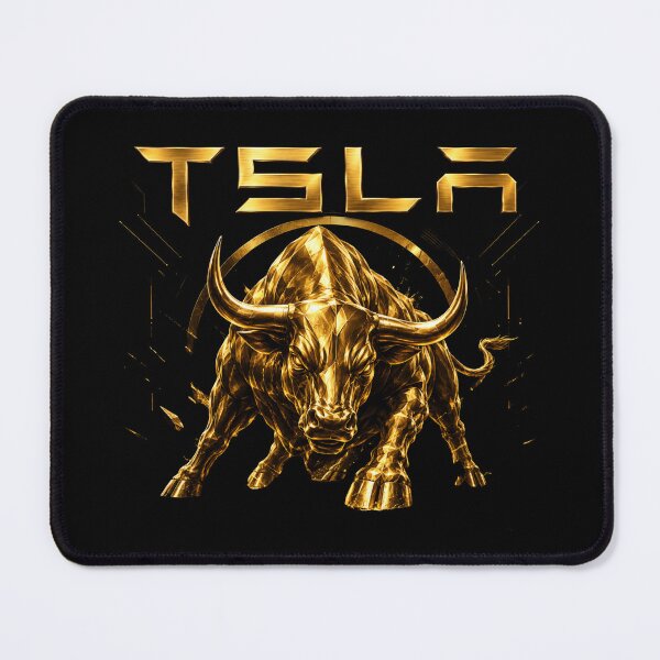 Item preview, TSLA Bull – Stock Market Investor Design designed and sold by TEEJAMBOREE.
