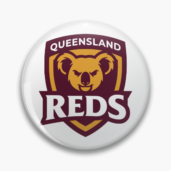 Item preview, Queensland Reds Badge  designed and sold by Imaginationbeyond.