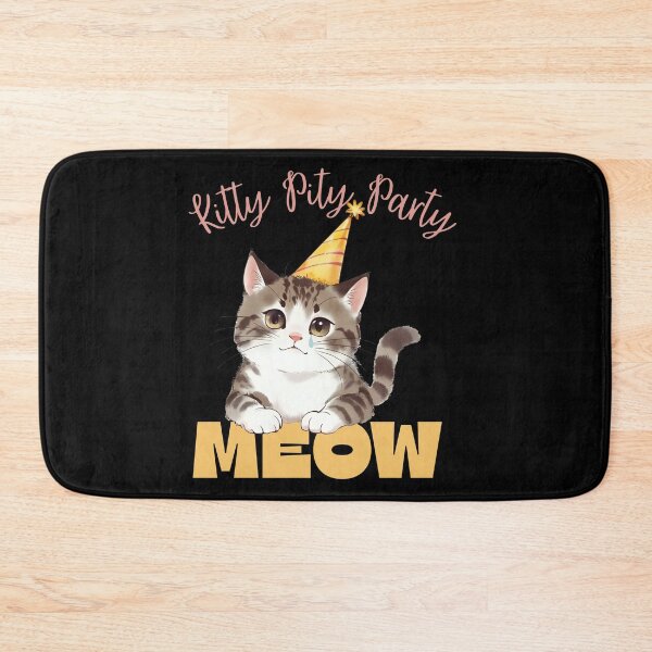 Item preview, Sad Cute Cat — Kitty Pity Party Meow — Cat Lover Gift designed and sold by SunandShade.