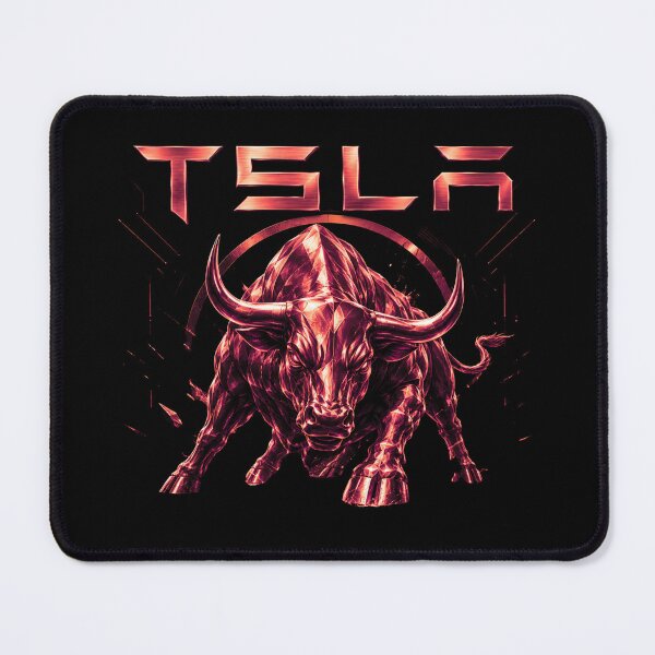 Item preview, TSLA Bull – Stock Market Investor Design designed and sold by TEEJAMBOREE.
