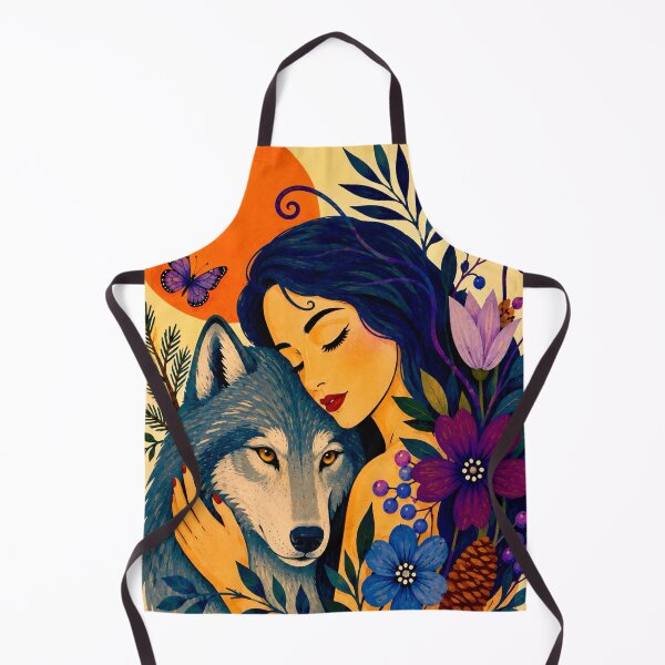 Item preview, Woman and Wolf designed and sold by NeuroArtGallery.