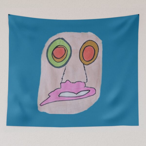 Item preview, Modernist Mirror - Portrait of Astonishment  designed and sold by energyoflove333.