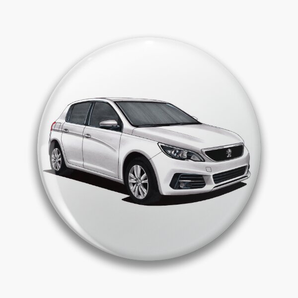 Item preview, Exclusive drawing popular european family car white P 308 designed and sold by Cars23.