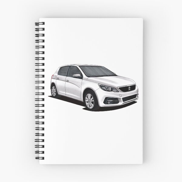 Item preview, Exclusive drawing popular european family car white P 308 designed and sold by Cars23.