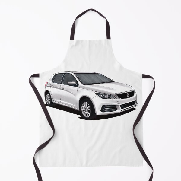 Item preview, Exclusive drawing popular european family car white P 308 designed and sold by Cars23.