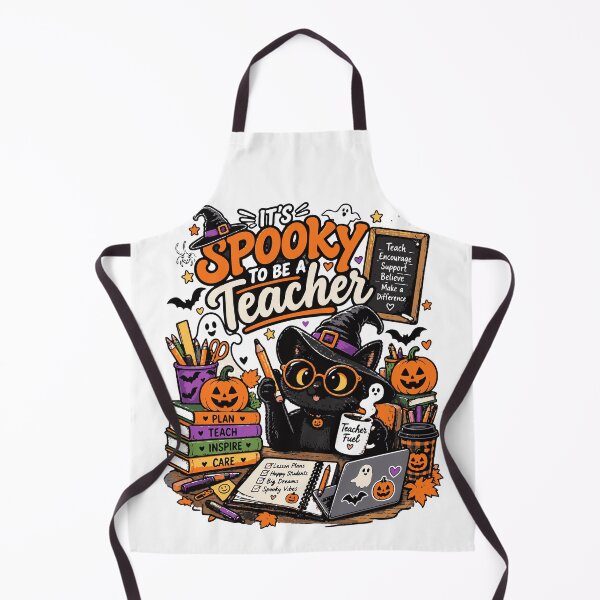 Item preview, It’s Spooky to Be a Teacher Halloween Black Cat designed and sold by Sunday.Supply.