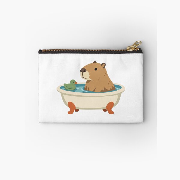 Item preview, Capybara Bathtub Funny Cartoon Gift for Animal Lovers, Kids & Humor Fans designed and sold by stylishdzign.