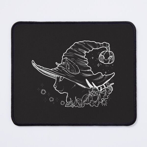 Item preview, Cat Witch White Lineart | Perfect Gift For You And Friends designed and sold by depari22.